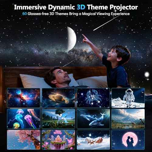3D Projector with 60 Scenes