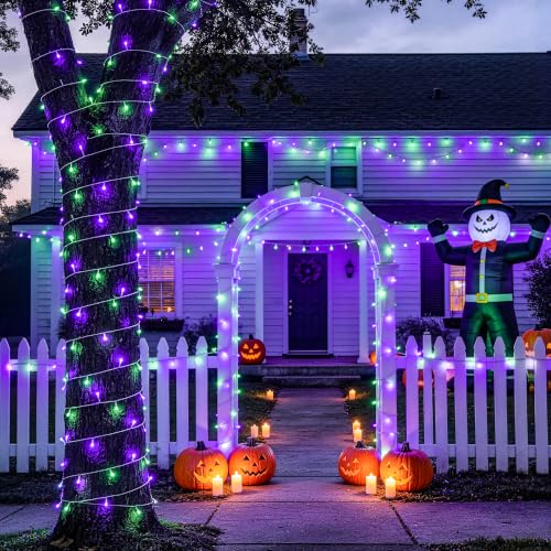33FT 100 LED Battery Operated Halloween Lights with Remote (100 Count)