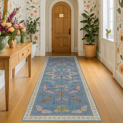 Boho Non Slip Kitchen Rug Runner (12 Sq Ft)