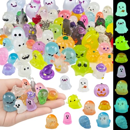 72Pcs Halloween Mini Resin Animals Figures (72 Count)