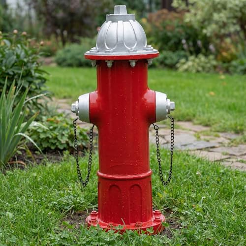 Garden Fire Hydrant Outdoor Statue Decorative for Dog to Peed on