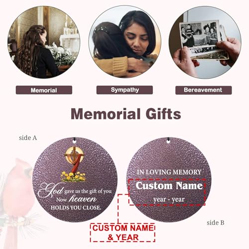 Personalized Memorial Wind Chimes for Loss of Loved One
