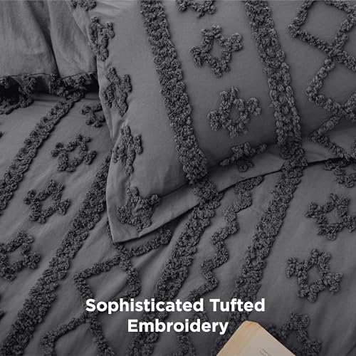 Tufted Boho Comforter Set Full Size