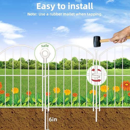 Decorative Garden Fence (17 Sq Ft)