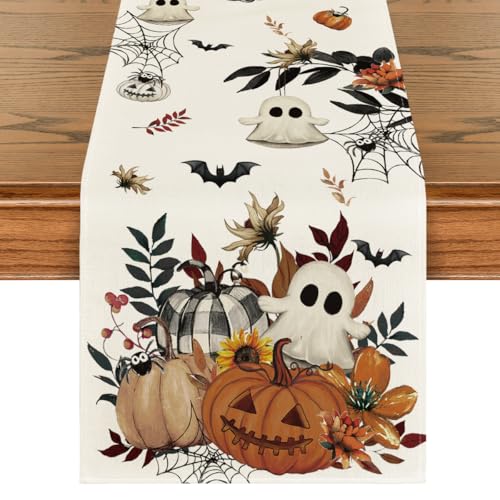 210 GSM Halloween Table Runner Home Party Decor 13x72 Inch