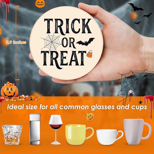 Halloween Coasters for Drinks (6 Count)