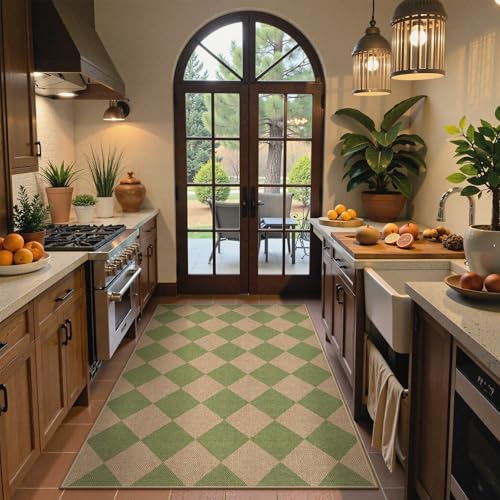 Checkered Easy Jute 3x5 Outdoor Rug