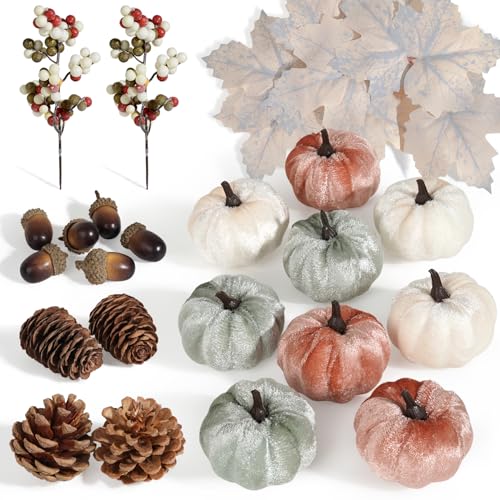 25 PCS Pumpkin Decor Set