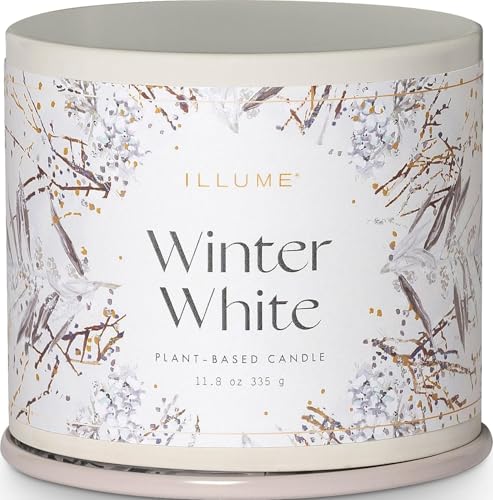 Candle Tin Winter White Vanity 11.9 Ounce (11.8 Ounce)