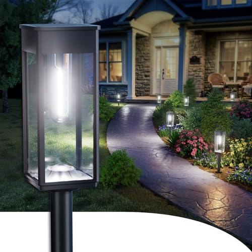 SUPER BRIGHT Solar Pathway Lights Outdoor (8 Count)