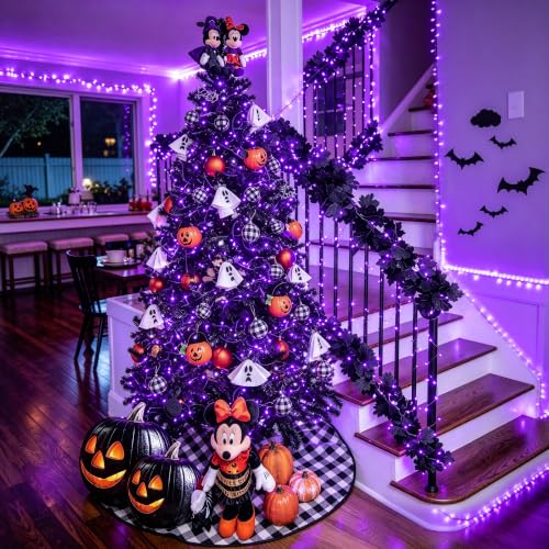 99Ft Purple Halloween Lights (99 Foot)