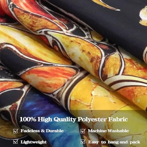 Sun and Moon Tapestry for Bedroom Boho Hippie Floral Wall Tapestry Aesthetic Vintage Stained Glass Plant Small Tapestries Wall Hanging for Living Room Dorm 60 x 44 Inch