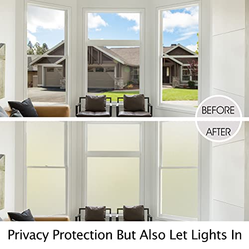 Frosted Glass Window Privacy Film (6.37 Sq Ft)