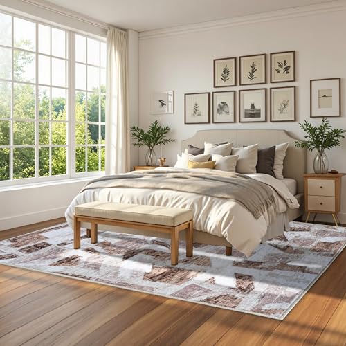 6X9 Area Rugs for Living Room Bedroom (54 Sq Ft)