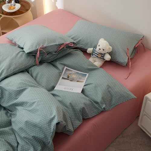 Vintage Green Floral Comforter Set King