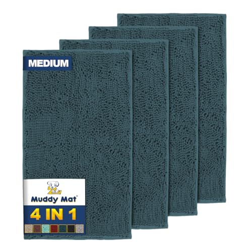 4 Piece Atlantic Blue Medium 30"X19" AS (4 Count)