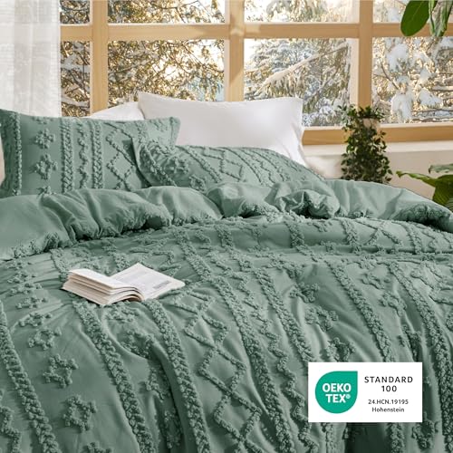 Tufted Boho Comforter Set King Size