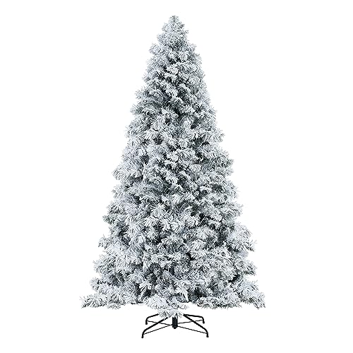 Skylar 6.5ft Snow Flocked Christmas Tree Prelit with 626 Branch Tips