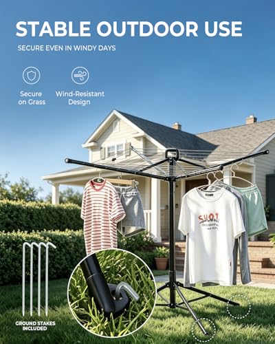 Rotary Clothes Drying Rack