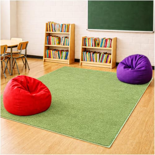 Soft & Colorful 7' x 7' Kids Classroom Area Rug
