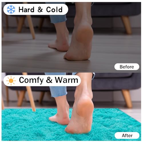 Soft Fluffy Rug for Living Room Bedroom