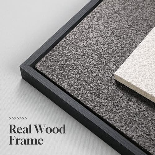 Large 3D Textured Framed Neutral Abstract Wall Art Set (3 Count)