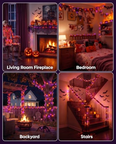 Halloween Lights 20FT 100 Count