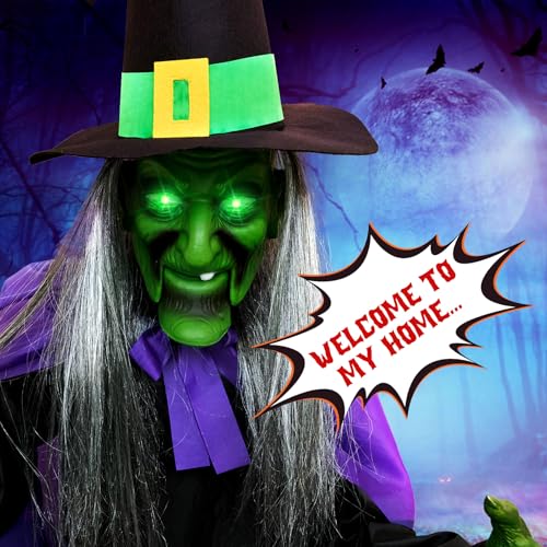 Halloween Decorations Outdoor (12 Ft Green Purple Black)