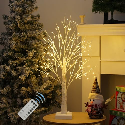 144 LED Birch Tree Lights with Remote Control
