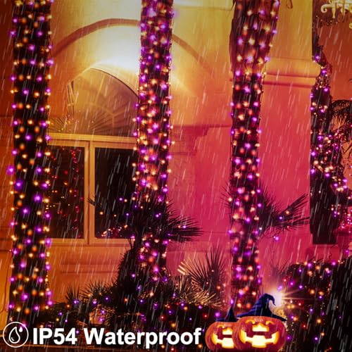 2 Pack Total 20Ft 400 LED Battery Operated Halloween Fairy Lights (400 Count)