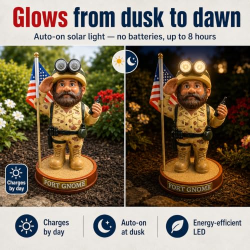 Military Garden Gnome