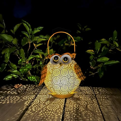 Solar Owl Lights Outdoor Waterproof