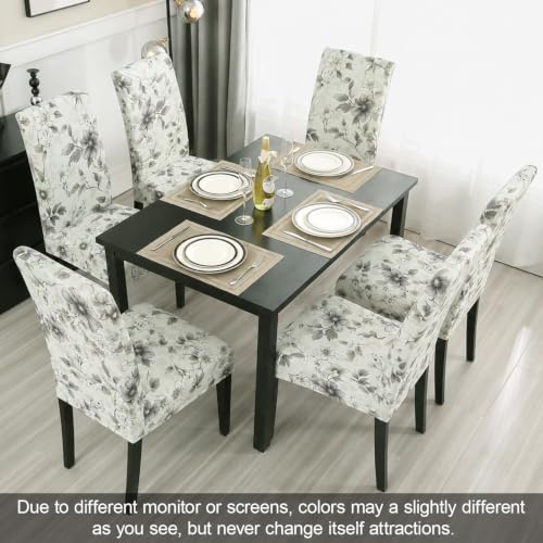 Pattern Chair Covers for Dining Room Set of 2