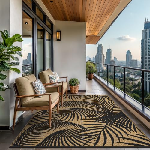 Outdoor Rug Waterproof Plastic Rugs for Patio (80 Sq Ft)