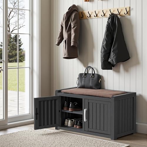 Shoe Cabinet Storage Bench Indoor Outdoor