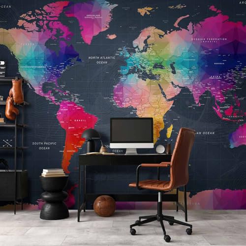 Wall Mural World Map 193"x138" (10 Count)