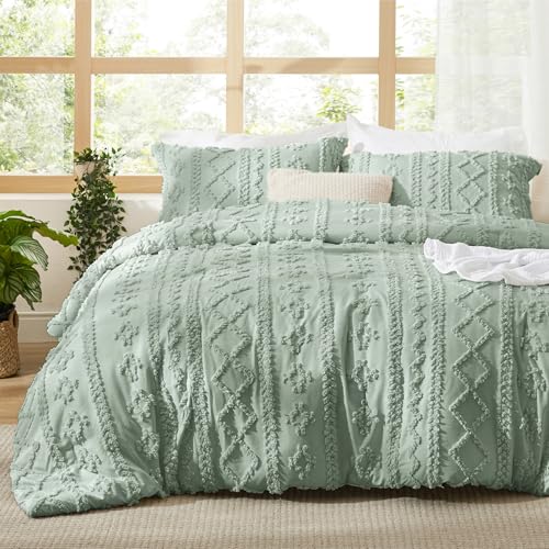 Tufted Boho Comforter Set California King