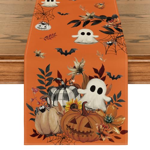 210 GSM Halloween Table Runner Home Party Decor 13x72 Inch