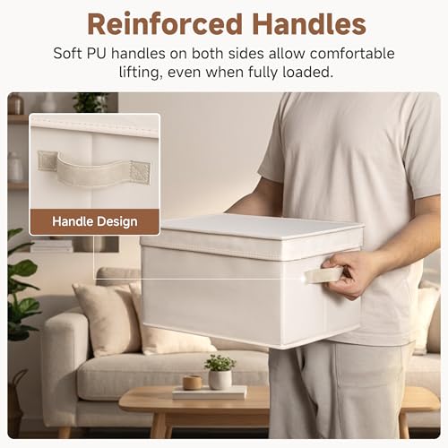 Storage Bins with Lids (3 Count)