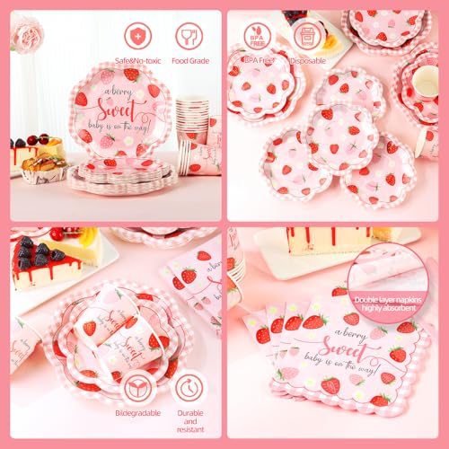 Strawberry Baby Shower Decorations for Girl