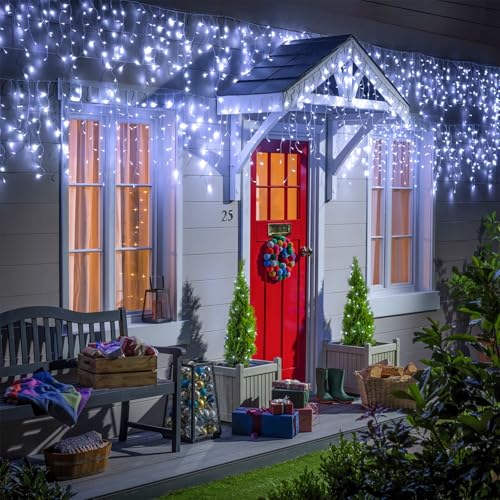 132ft Icicle Lights for Outside