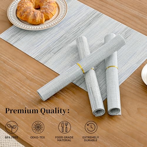 LightSteel Blue Placemats Set of 8 (8 Count)