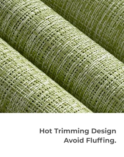 Bean Green Woven Placemats Set of 24 (24 Count)