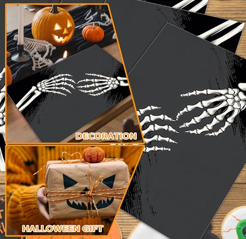 Halloween Skeleton Placemats Set of 4 (4 Count)