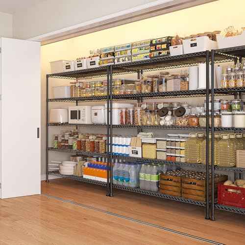 Heavy Duty 5 Tier Storage Shelves (2 Count)