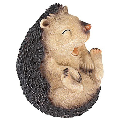 Roly Poly Laughing Hedgehog Statue