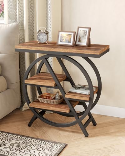 End Table Narrow Side Table with 4