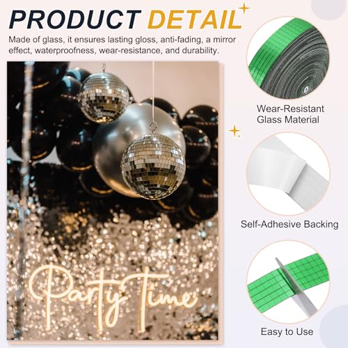 5x5mm Self Adhesive Mirrors Mosaic Tiles (15000 unidad)