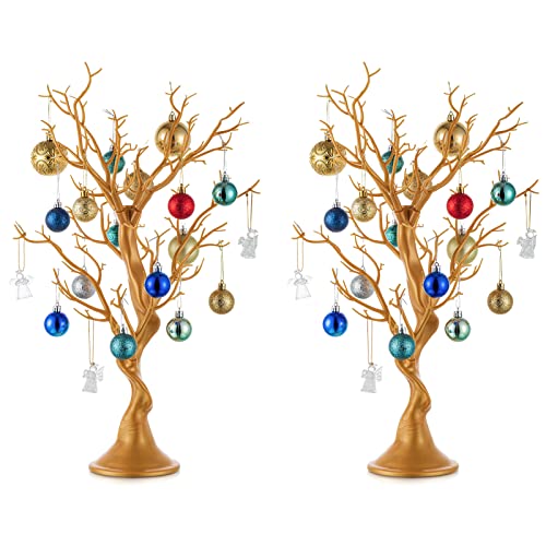 Gold Christmas Tree (2 Count)