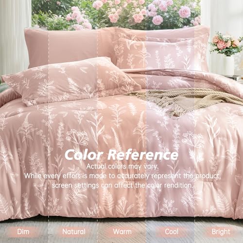 Cameo Pink Bed in a Bag King 7 Pieces